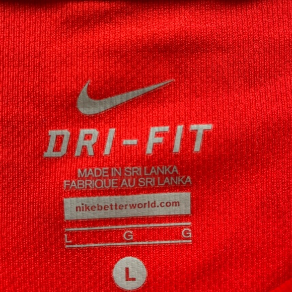 Nike Dri-Fit Mesh T-shirt Size L - Picture 3 of 3